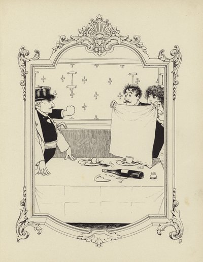 アイスクリームの思い出からの漫画 作： Albert Guillaume